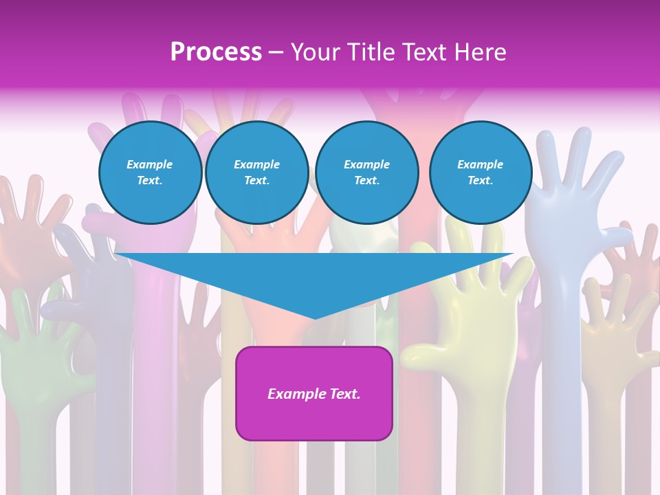Volunteers Unity Colourful PowerPoint Template