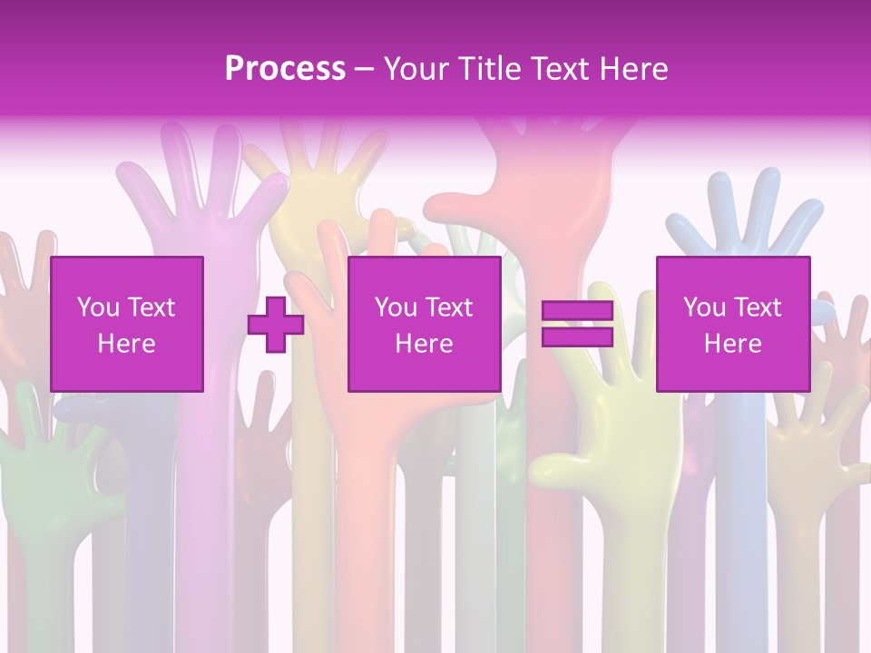 Volunteers Unity Colourful PowerPoint Template