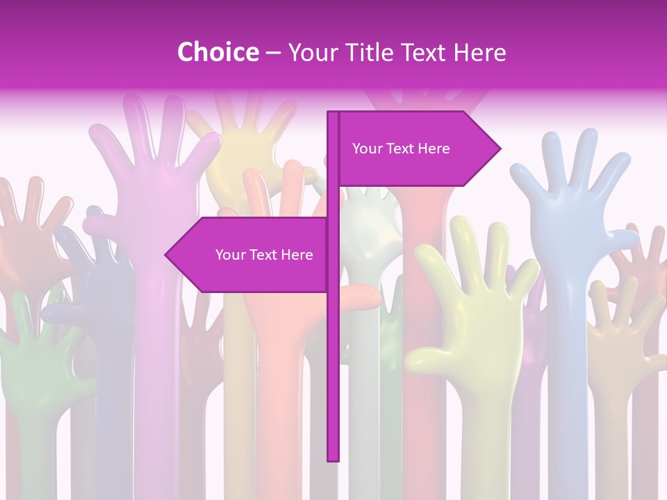 Volunteers Unity Colourful PowerPoint Template