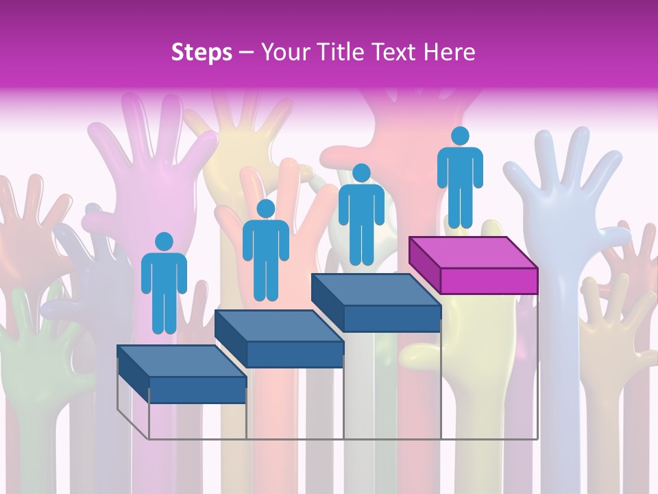 Volunteers Unity Colourful PowerPoint Template