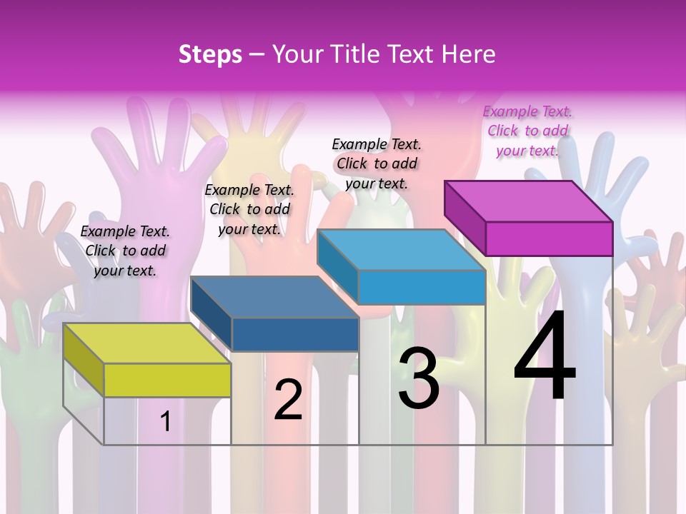 Volunteers Unity Colourful PowerPoint Template