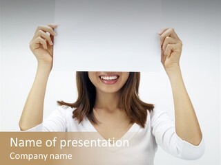 Copy Head Hands PowerPoint Template