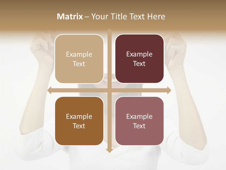 Copy Head Hands PowerPoint Template