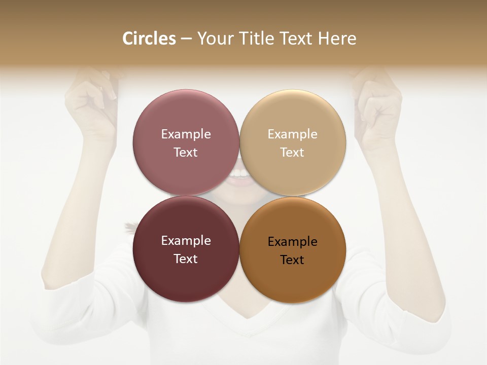 Copy Head Hands PowerPoint Template