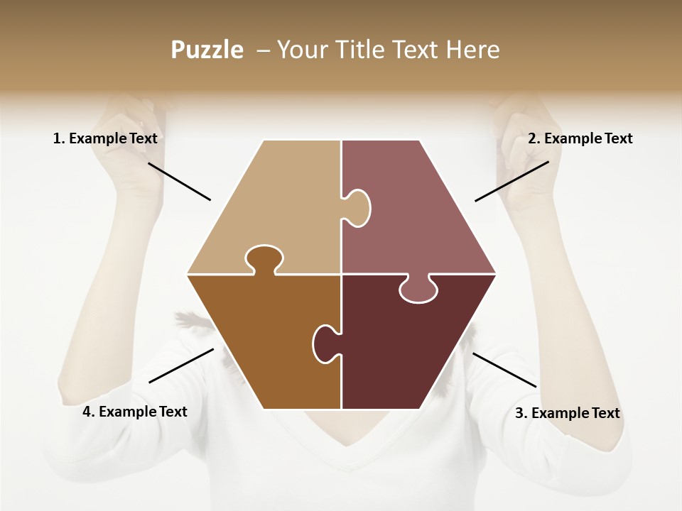 Copy Head Hands PowerPoint Template