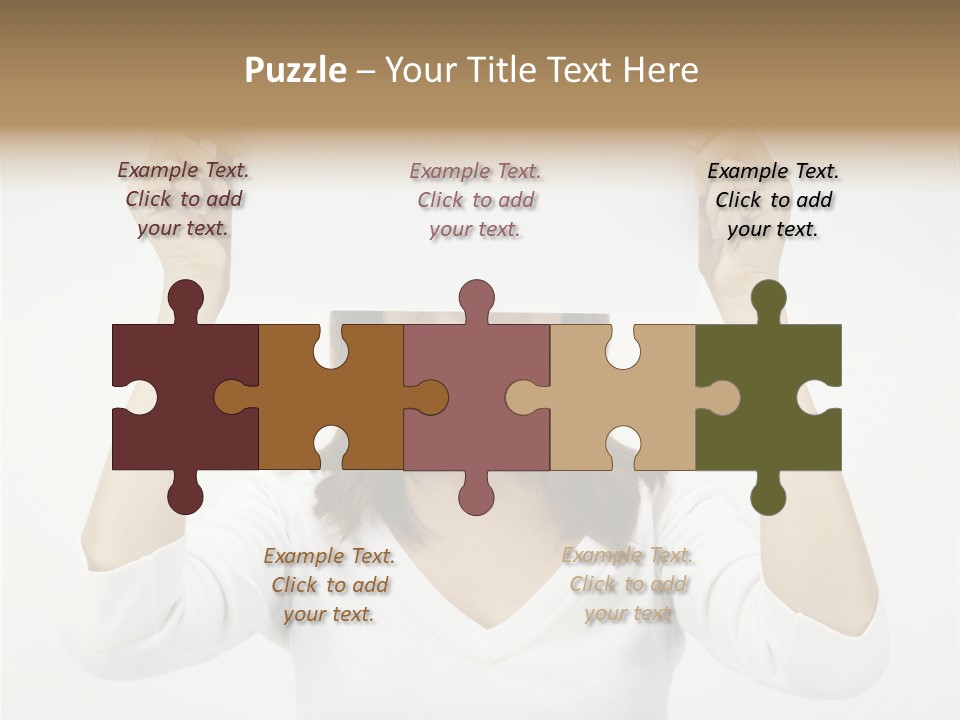 Copy Head Hands PowerPoint Template