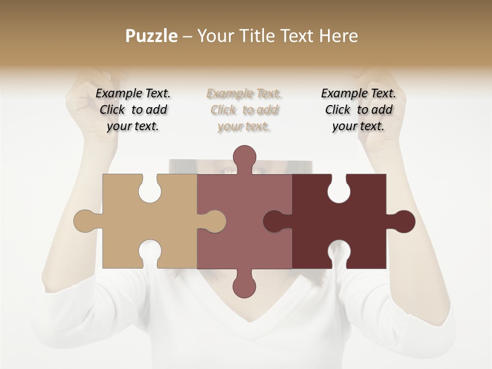 Copy Head Hands PowerPoint Template