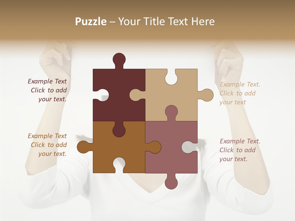 Copy Head Hands PowerPoint Template