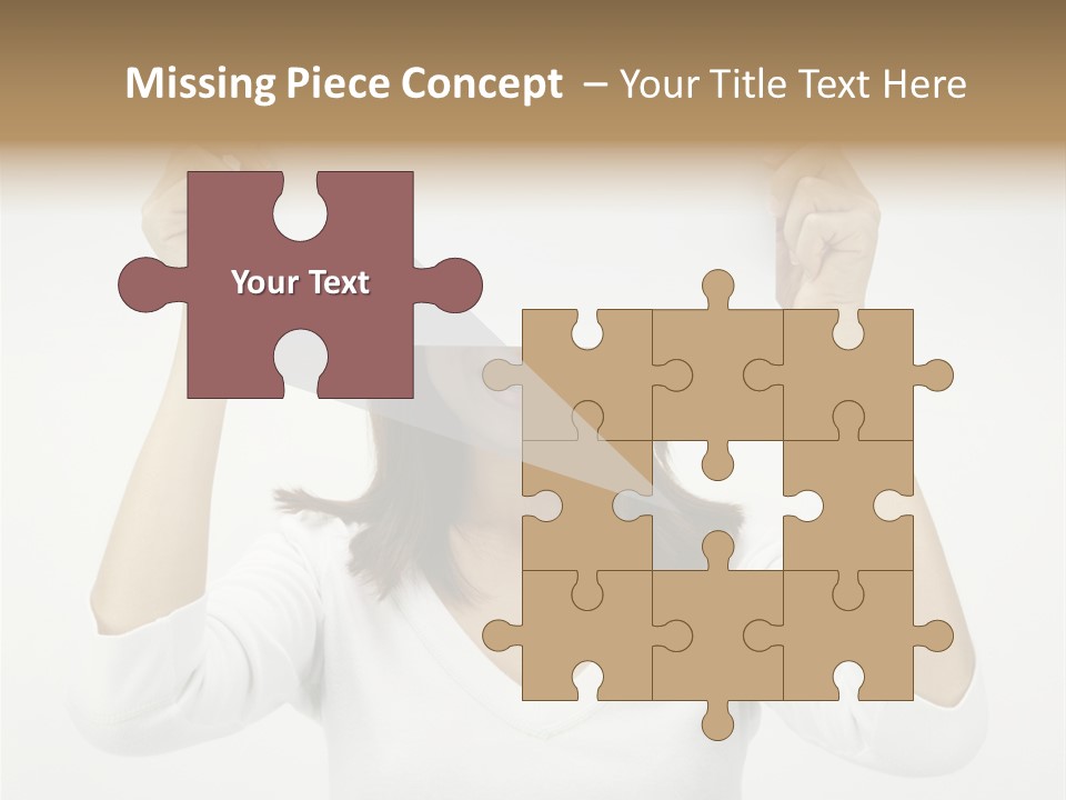 Copy Head Hands PowerPoint Template