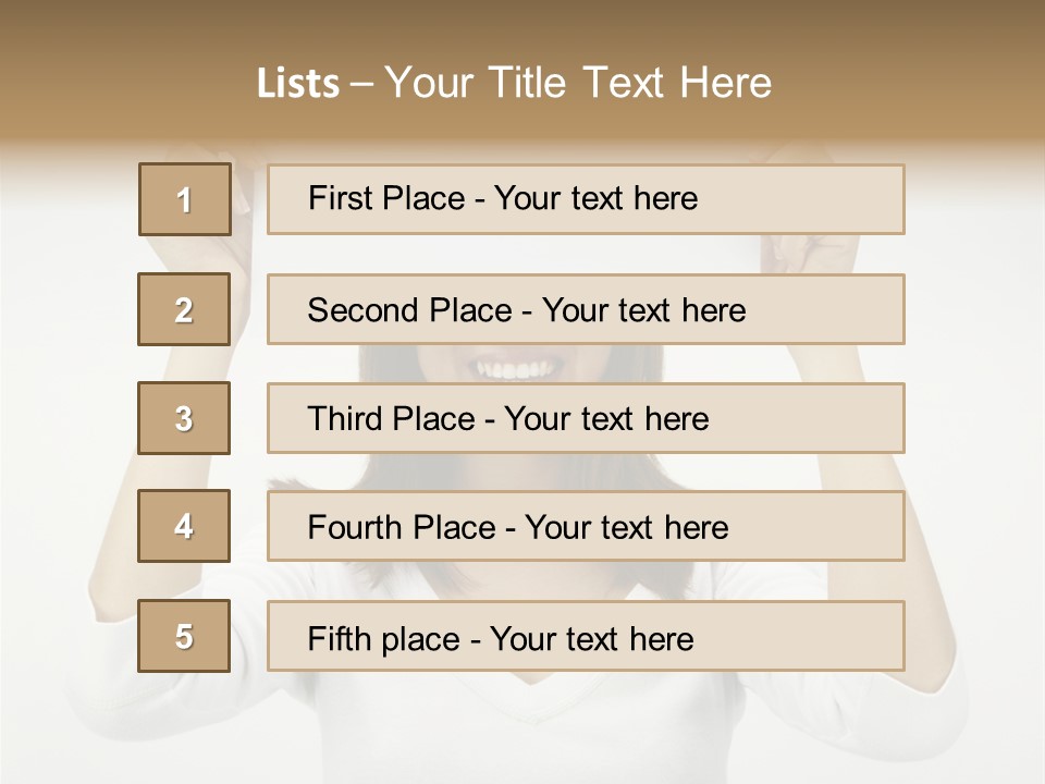 Copy Head Hands PowerPoint Template