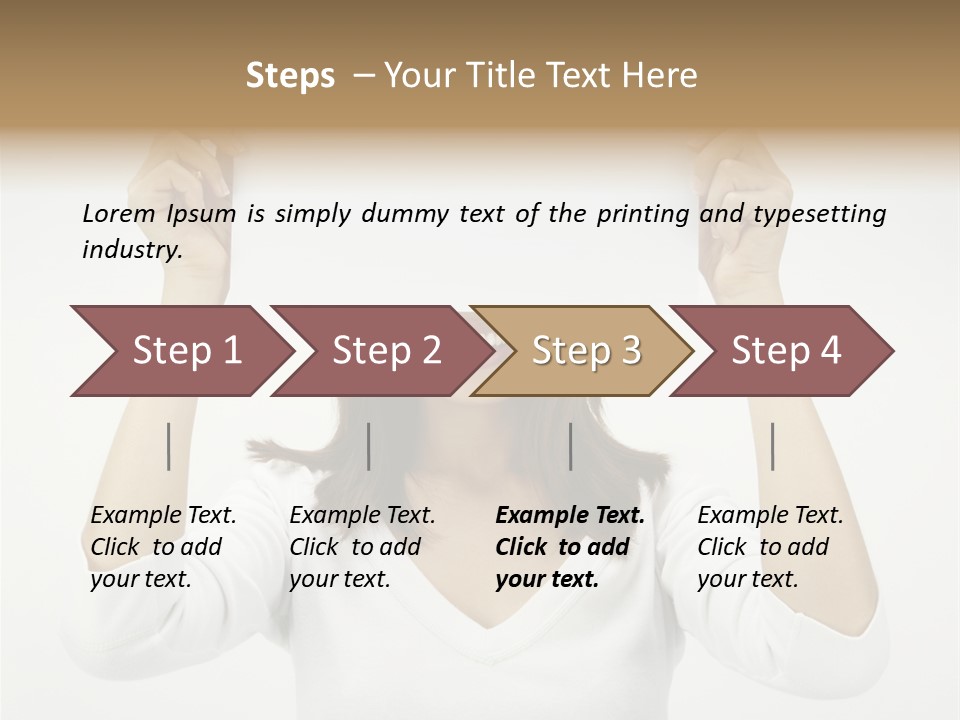 Copy Head Hands PowerPoint Template