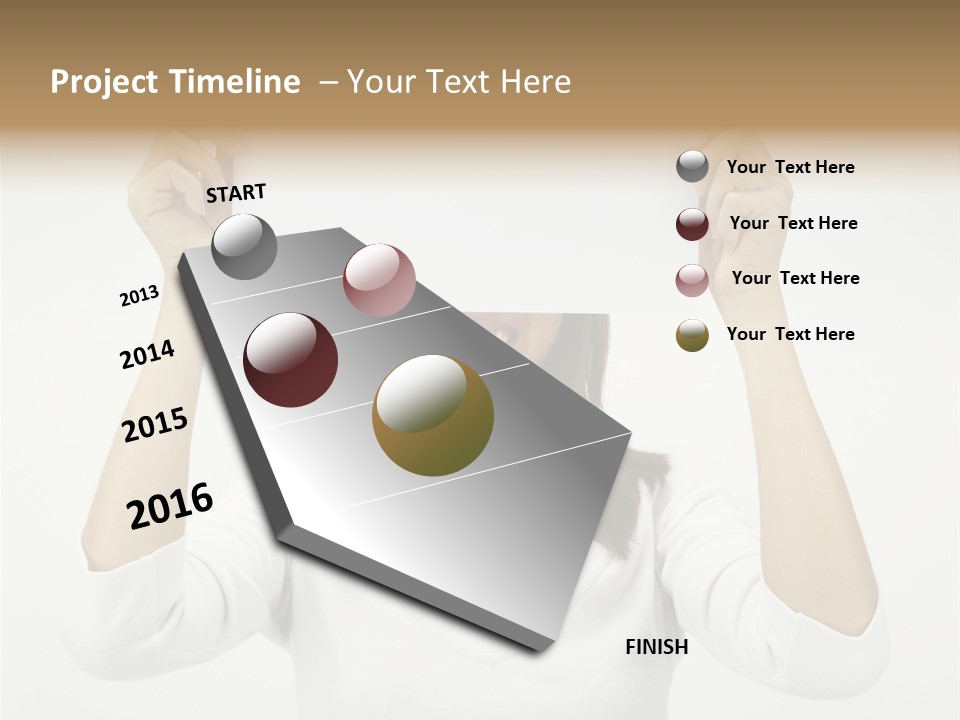 Copy Head Hands PowerPoint Template