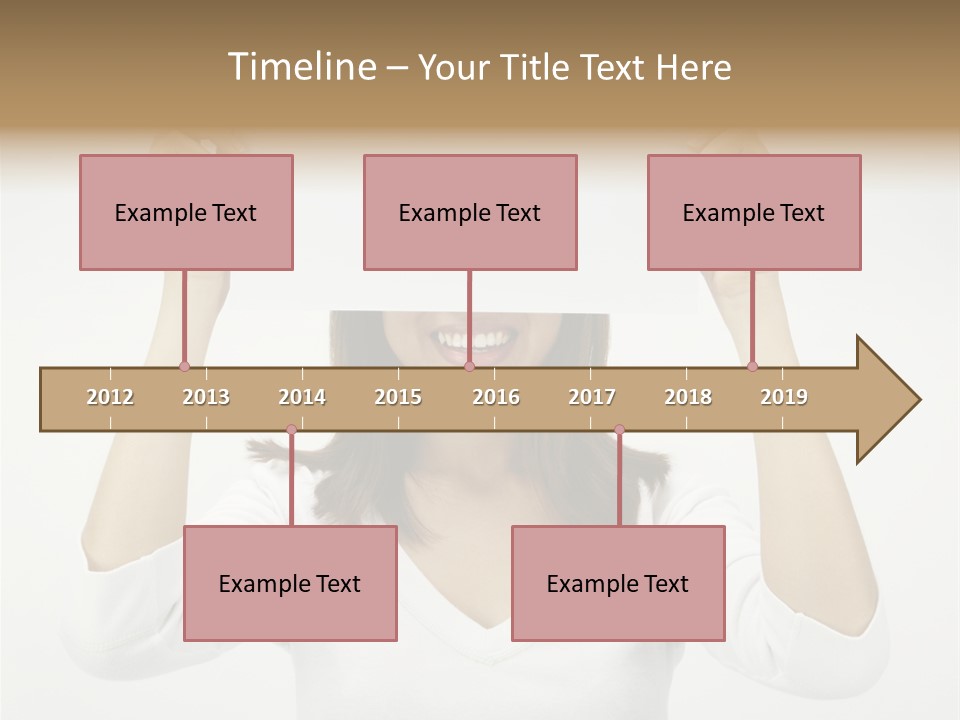 Copy Head Hands PowerPoint Template