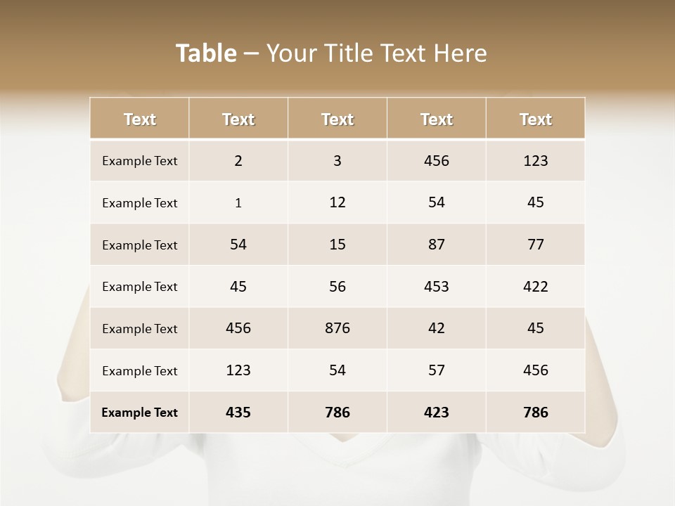 Copy Head Hands PowerPoint Template