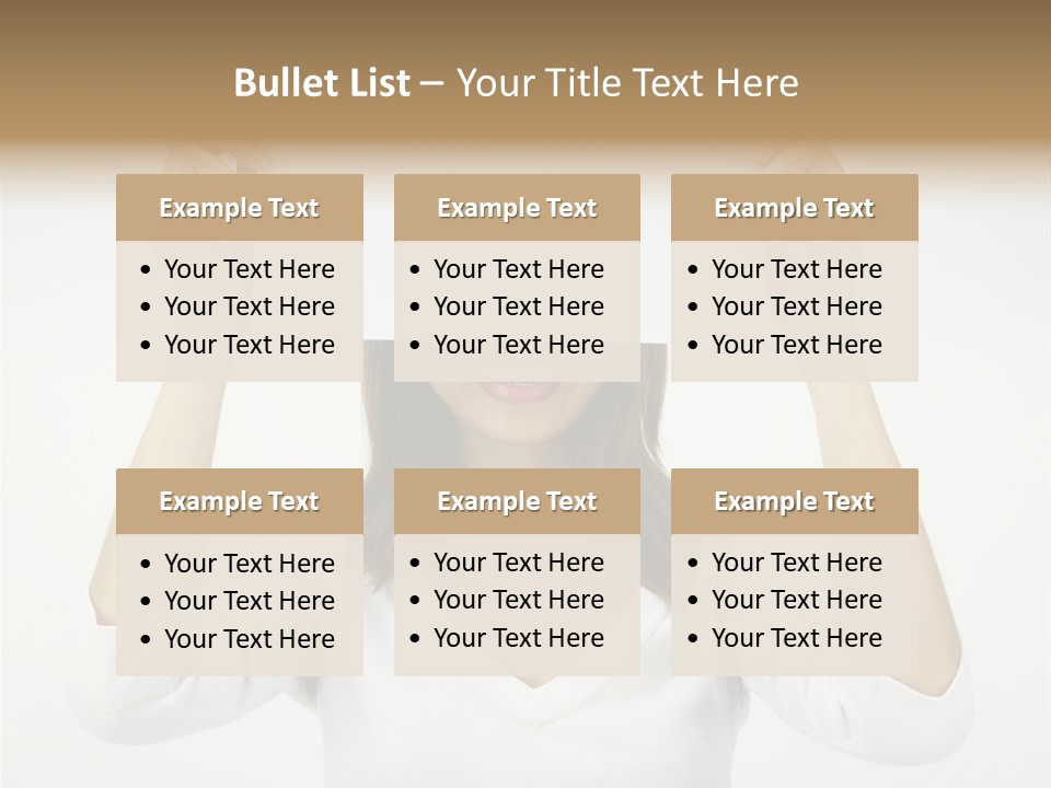 Copy Head Hands PowerPoint Template