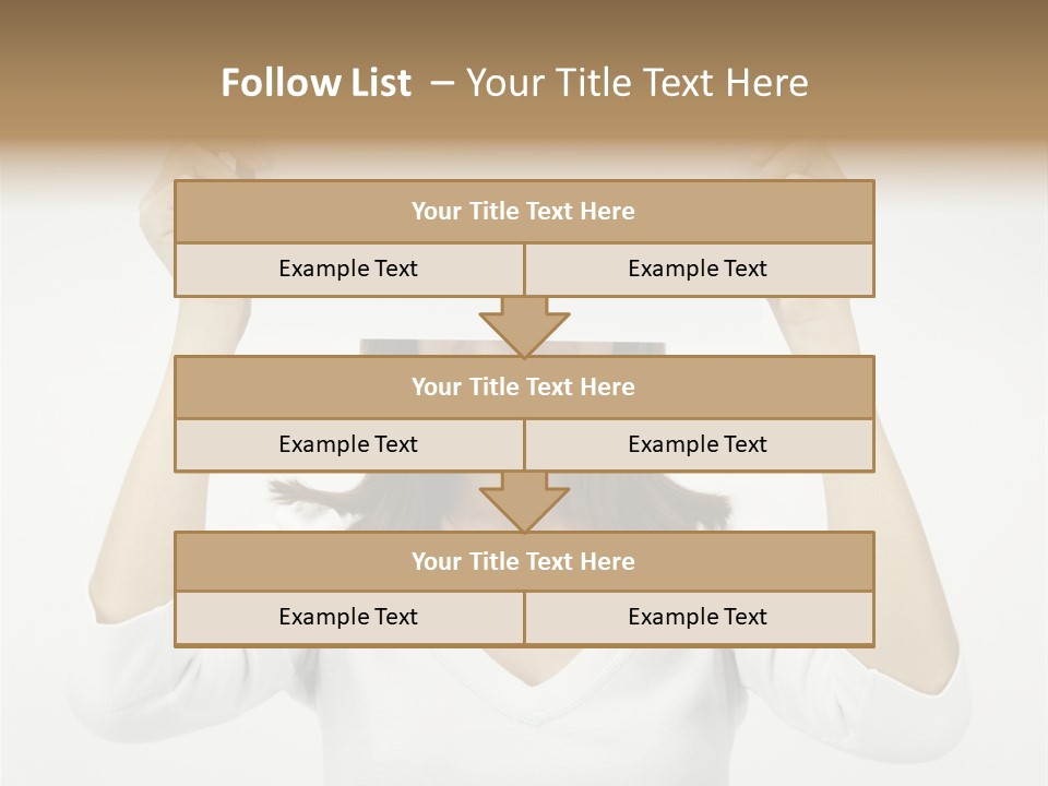 Copy Head Hands PowerPoint Template