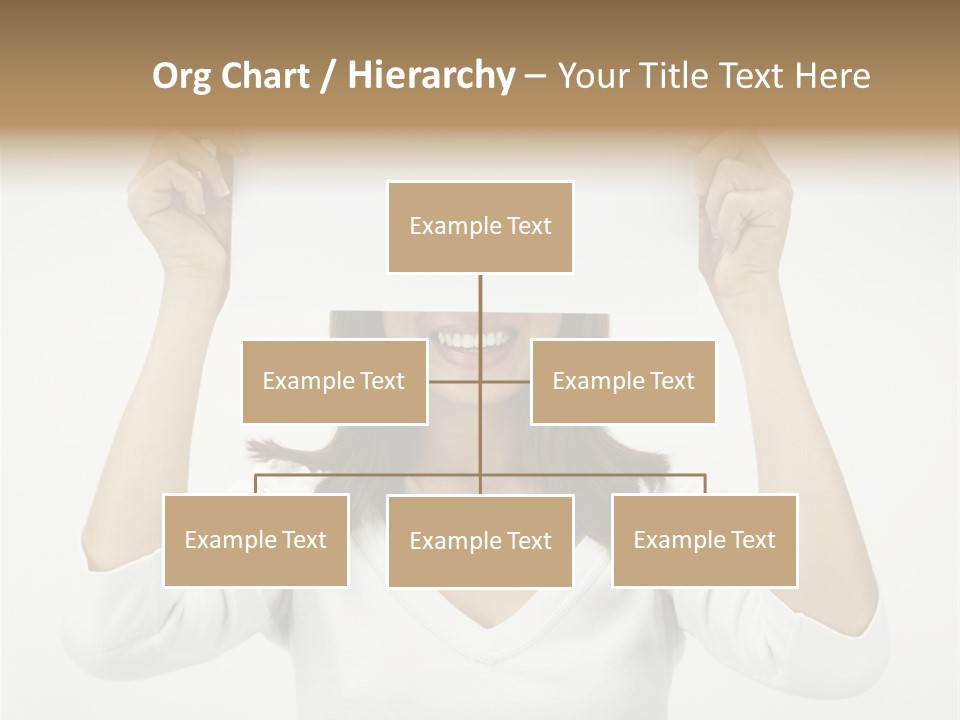 Copy Head Hands PowerPoint Template