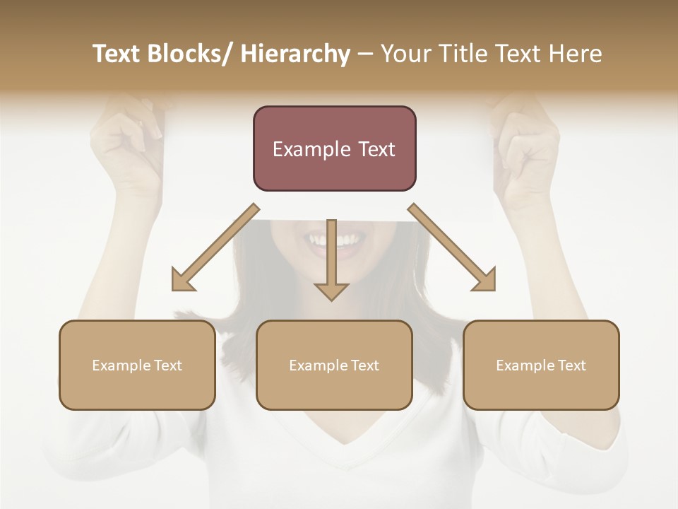 Copy Head Hands PowerPoint Template