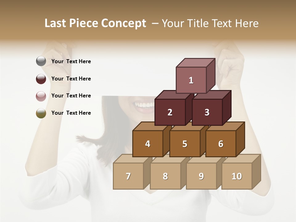Copy Head Hands PowerPoint Template