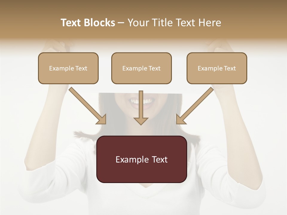 Copy Head Hands PowerPoint Template