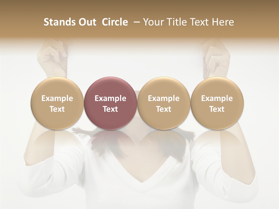 Copy Head Hands PowerPoint Template