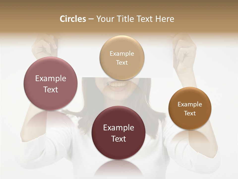 Copy Head Hands PowerPoint Template