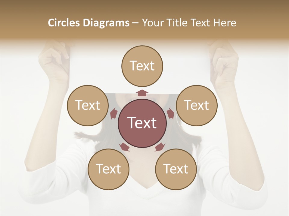 Copy Head Hands PowerPoint Template