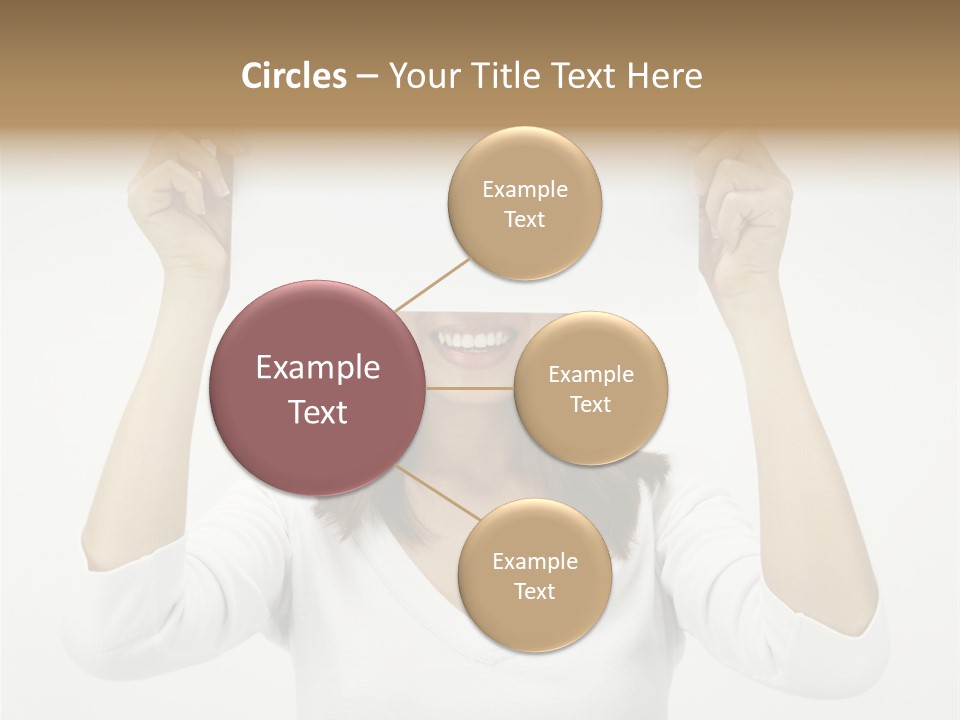 Copy Head Hands PowerPoint Template