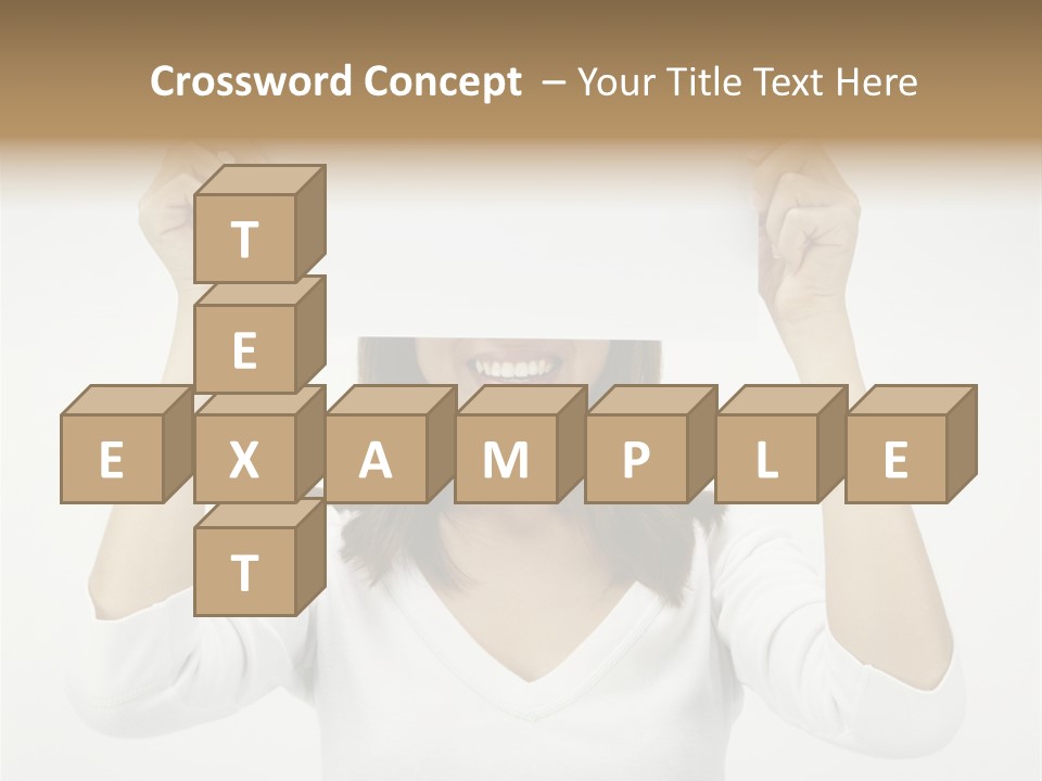 Copy Head Hands PowerPoint Template