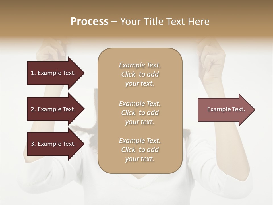 Copy Head Hands PowerPoint Template