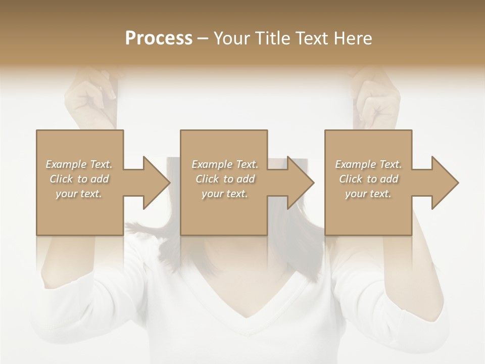 Copy Head Hands PowerPoint Template