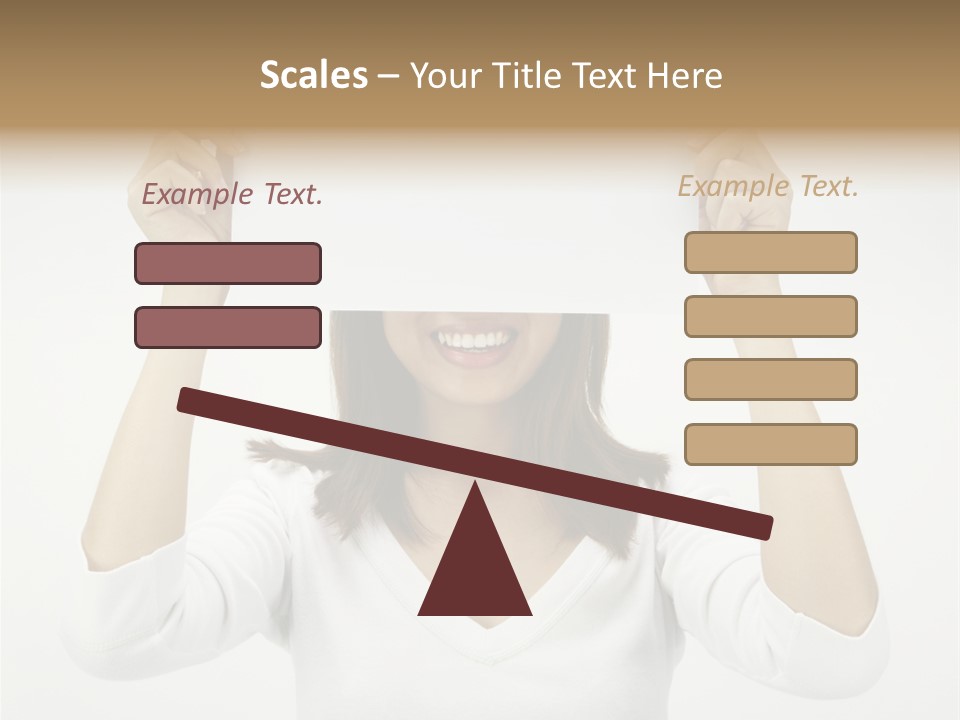 Copy Head Hands PowerPoint Template