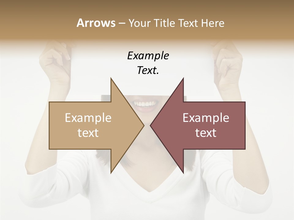 Copy Head Hands PowerPoint Template