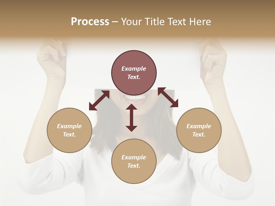 Copy Head Hands PowerPoint Template