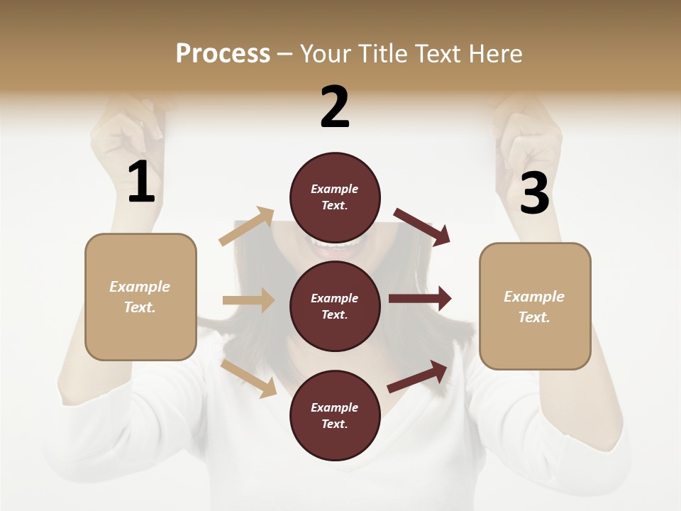 Copy Head Hands PowerPoint Template
