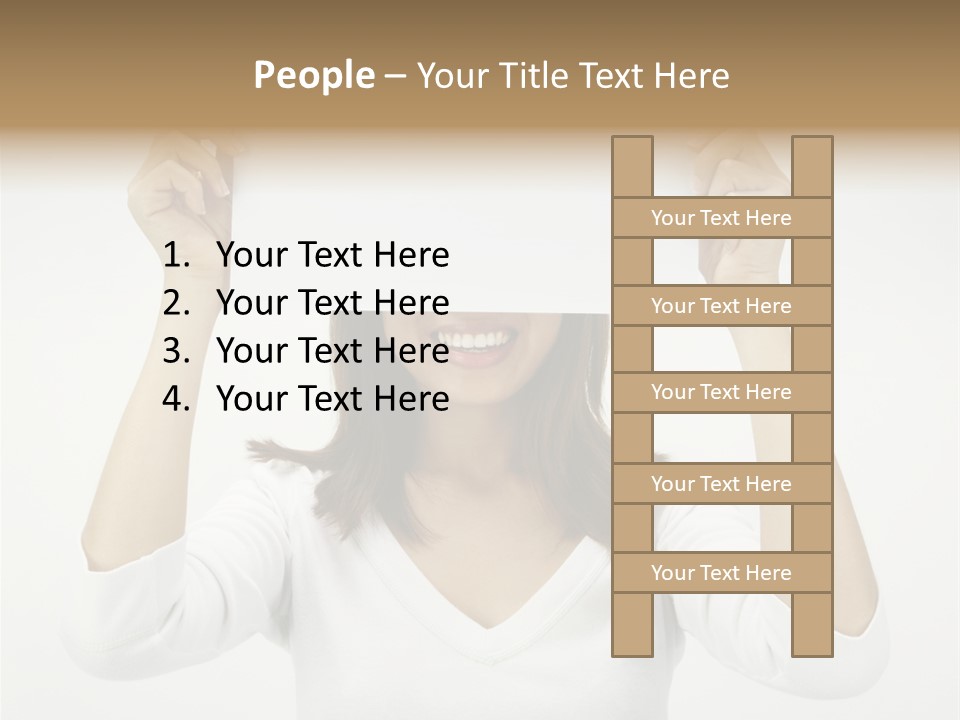Copy Head Hands PowerPoint Template
