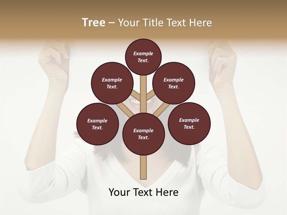 Copy Head Hands PowerPoint Template