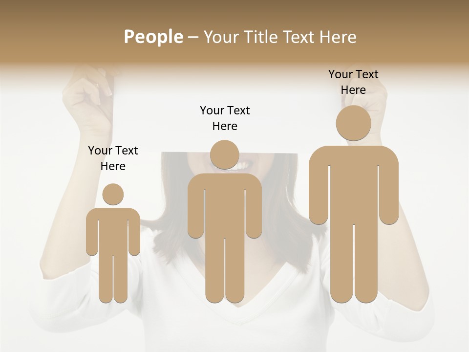 Copy Head Hands PowerPoint Template