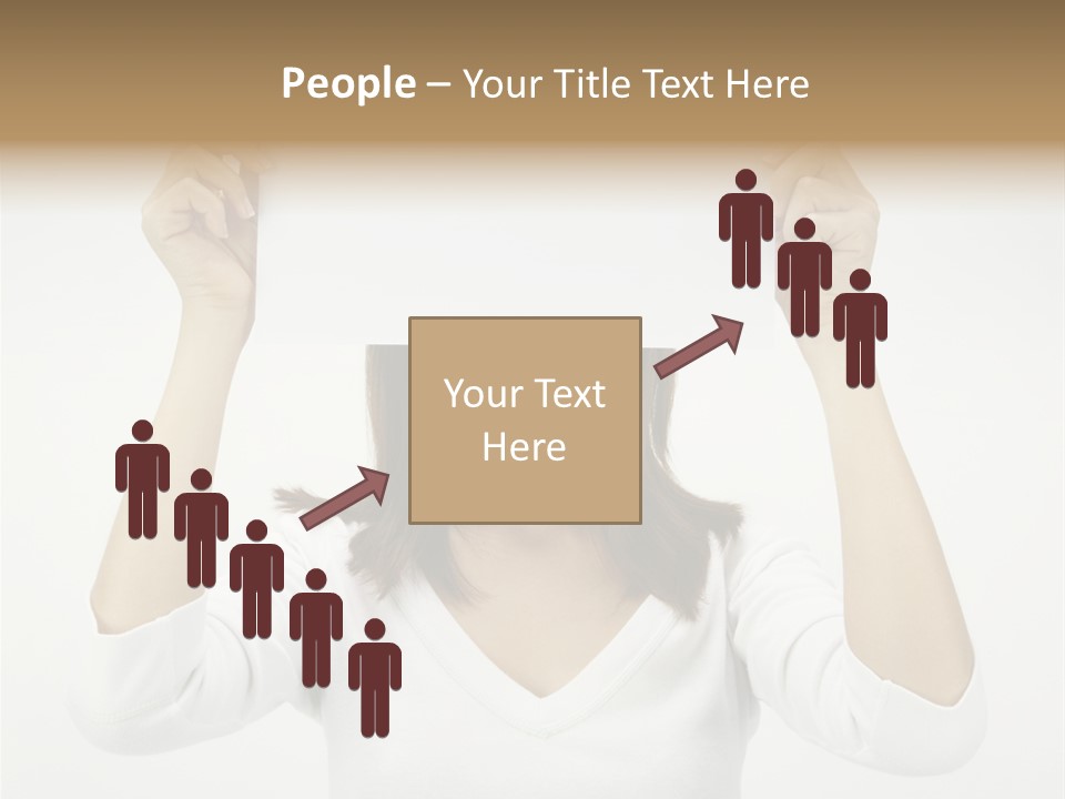 Copy Head Hands PowerPoint Template