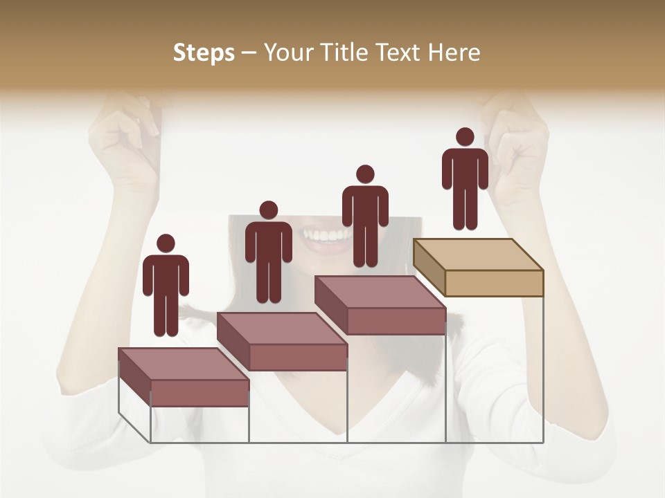 Copy Head Hands PowerPoint Template