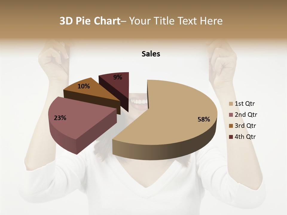 Copy Head Hands PowerPoint Template