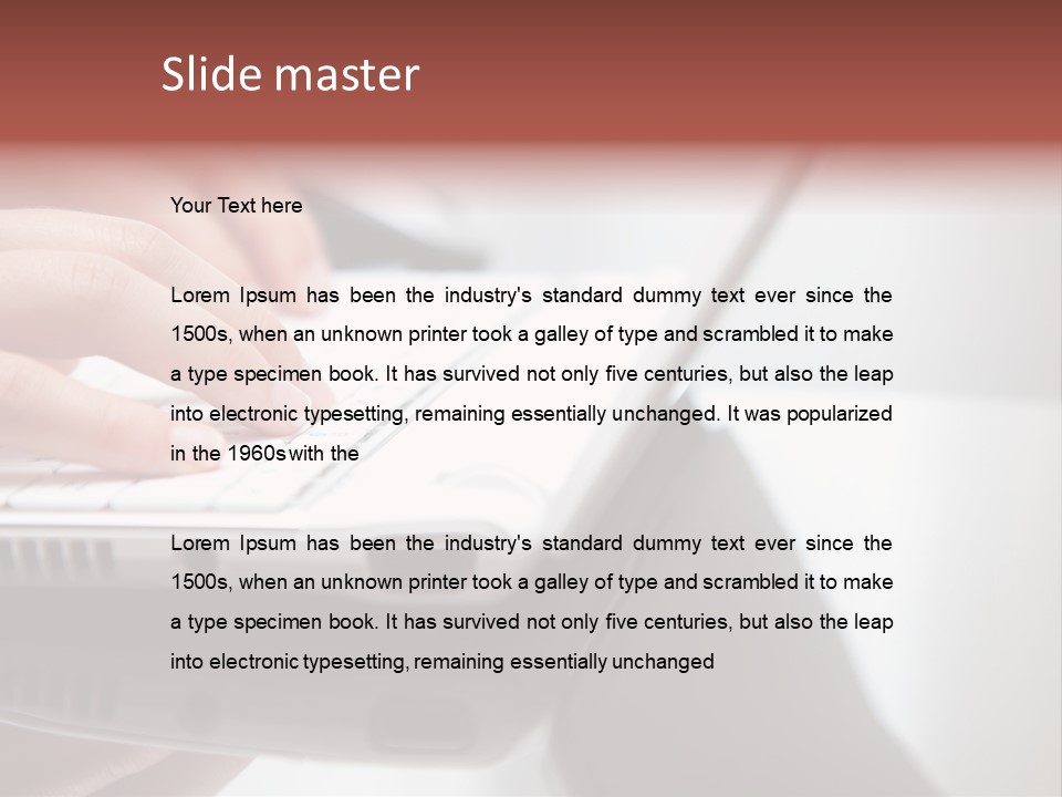 Communication Write Detail PowerPoint Template