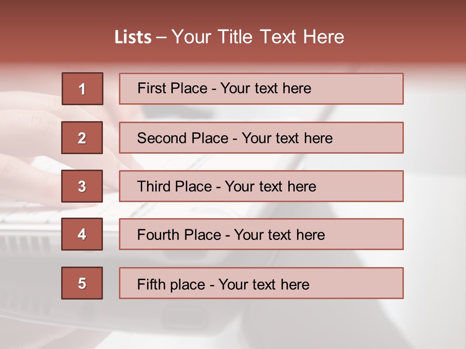 Communication Write Detail PowerPoint Template