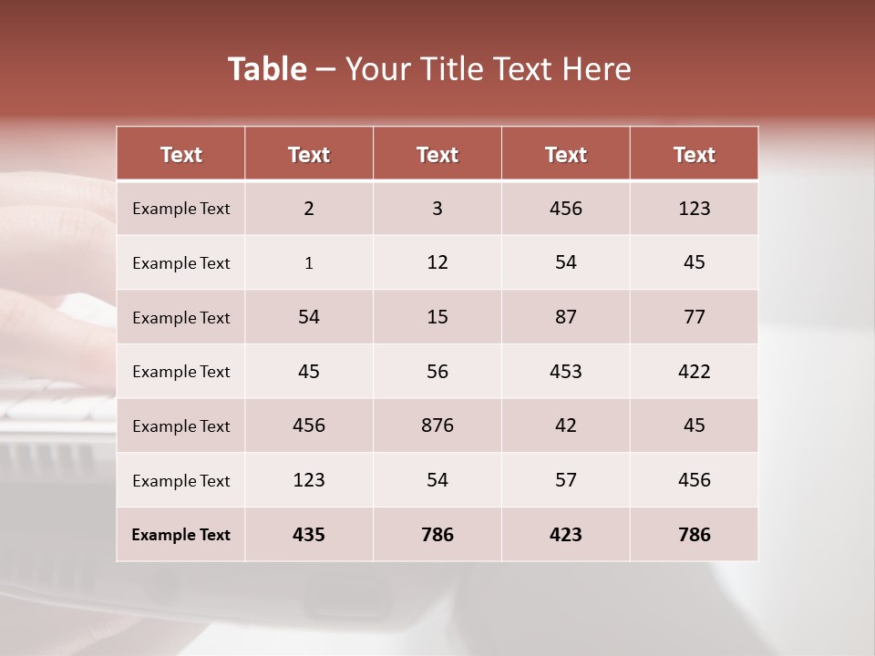 Communication Write Detail PowerPoint Template
