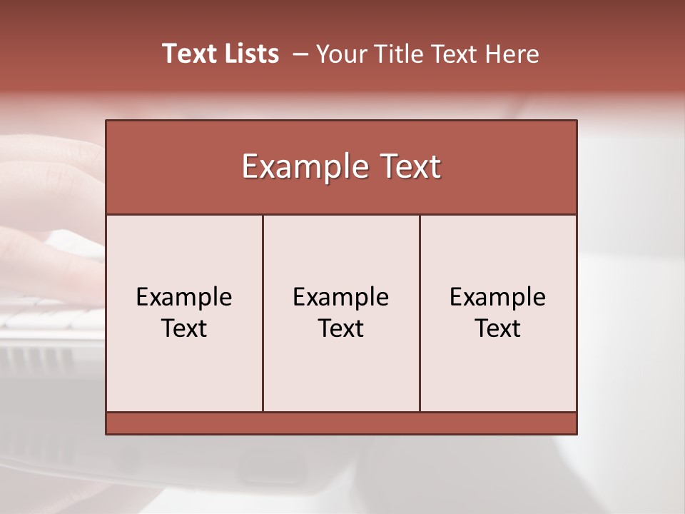 Communication Write Detail PowerPoint Template