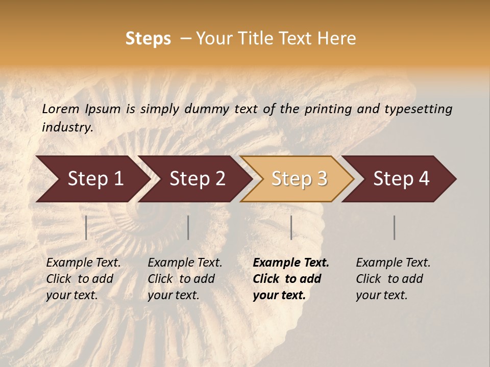 Closeup Paleontology Skeleton PowerPoint Template