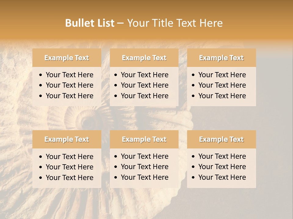 Closeup Paleontology Skeleton PowerPoint Template
