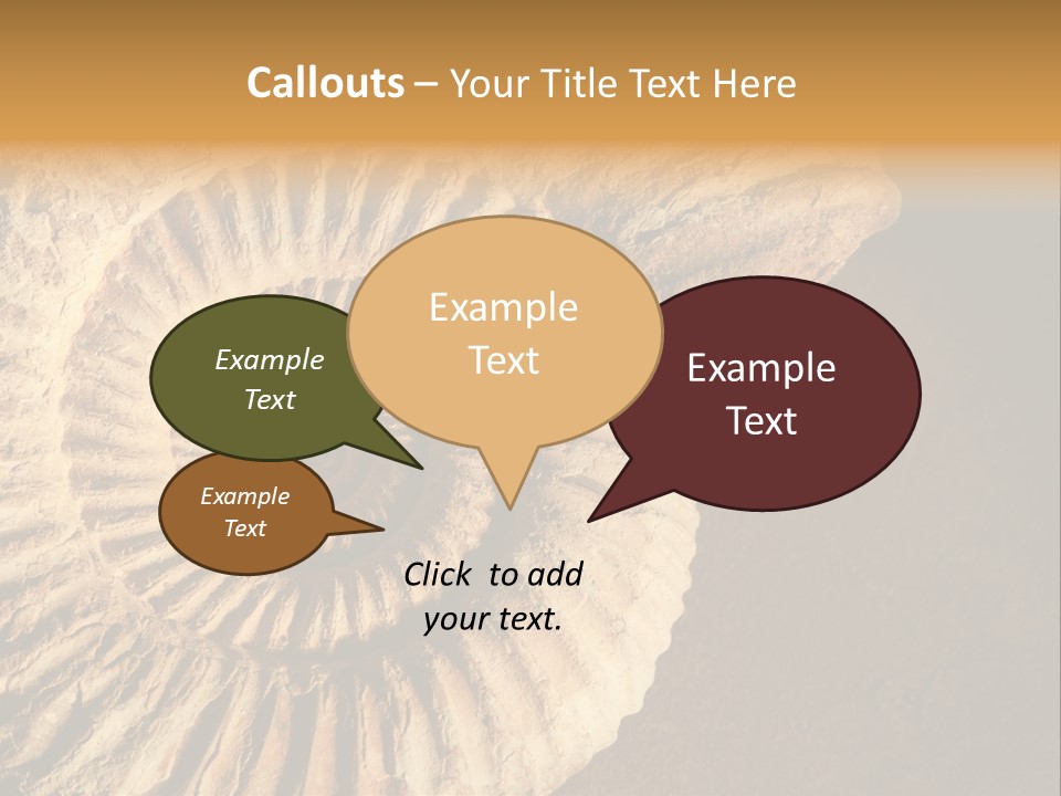 Closeup Paleontology Skeleton PowerPoint Template