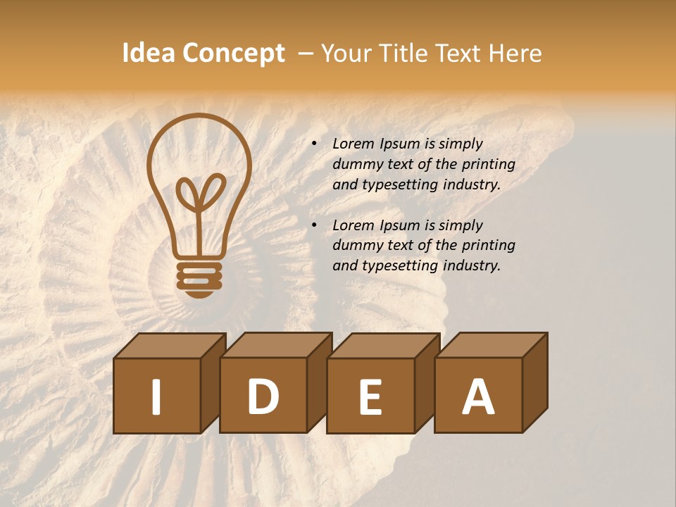Closeup Paleontology Skeleton PowerPoint Template