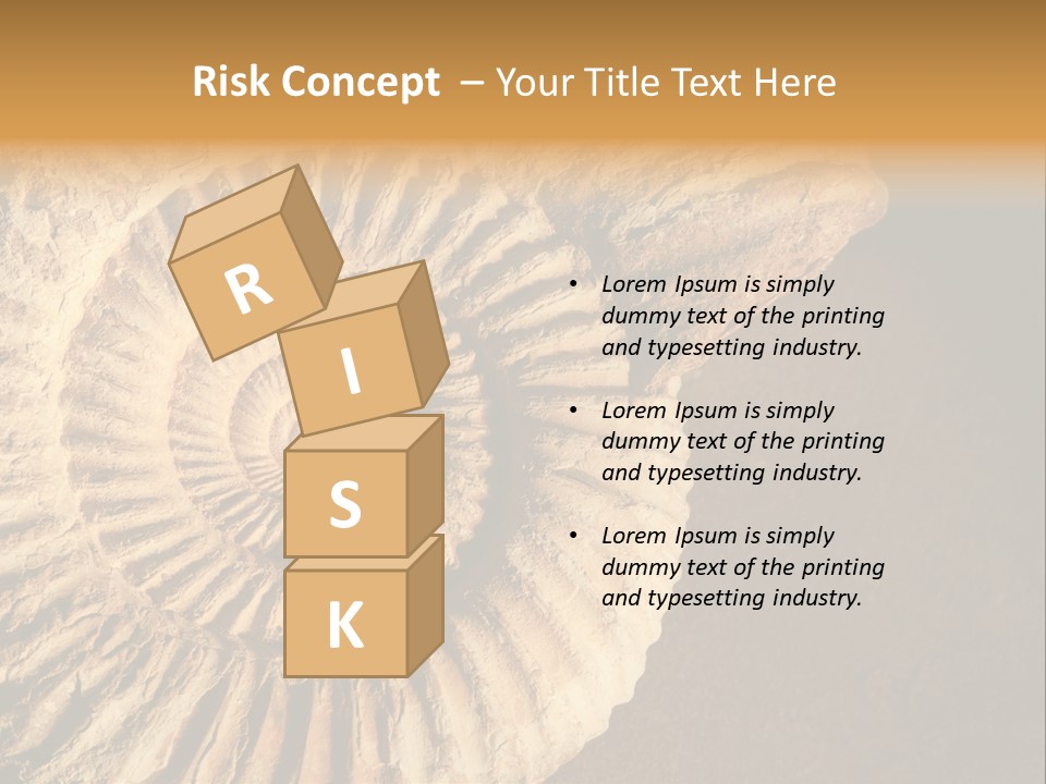 Closeup Paleontology Skeleton PowerPoint Template